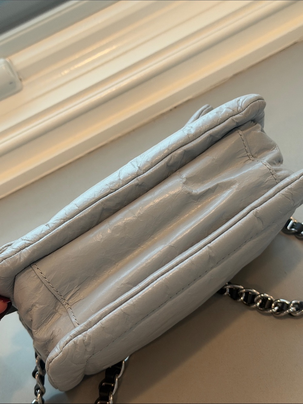 Marc Jacobs Mini Pillow Bag in Light Gray - Picture 9 of 14